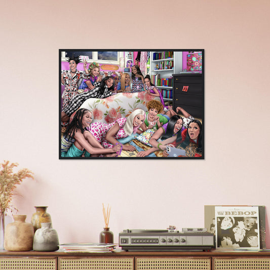 The sleepover 💅💕(Framed Poster)