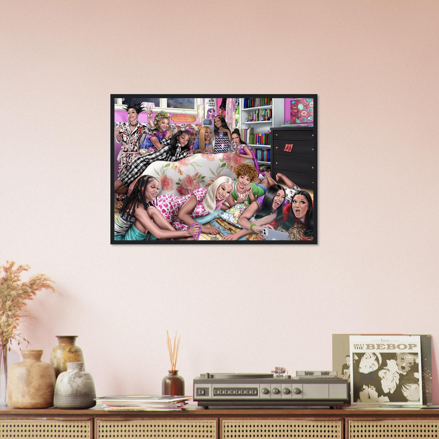 The sleepover 💅💕(Framed Poster)