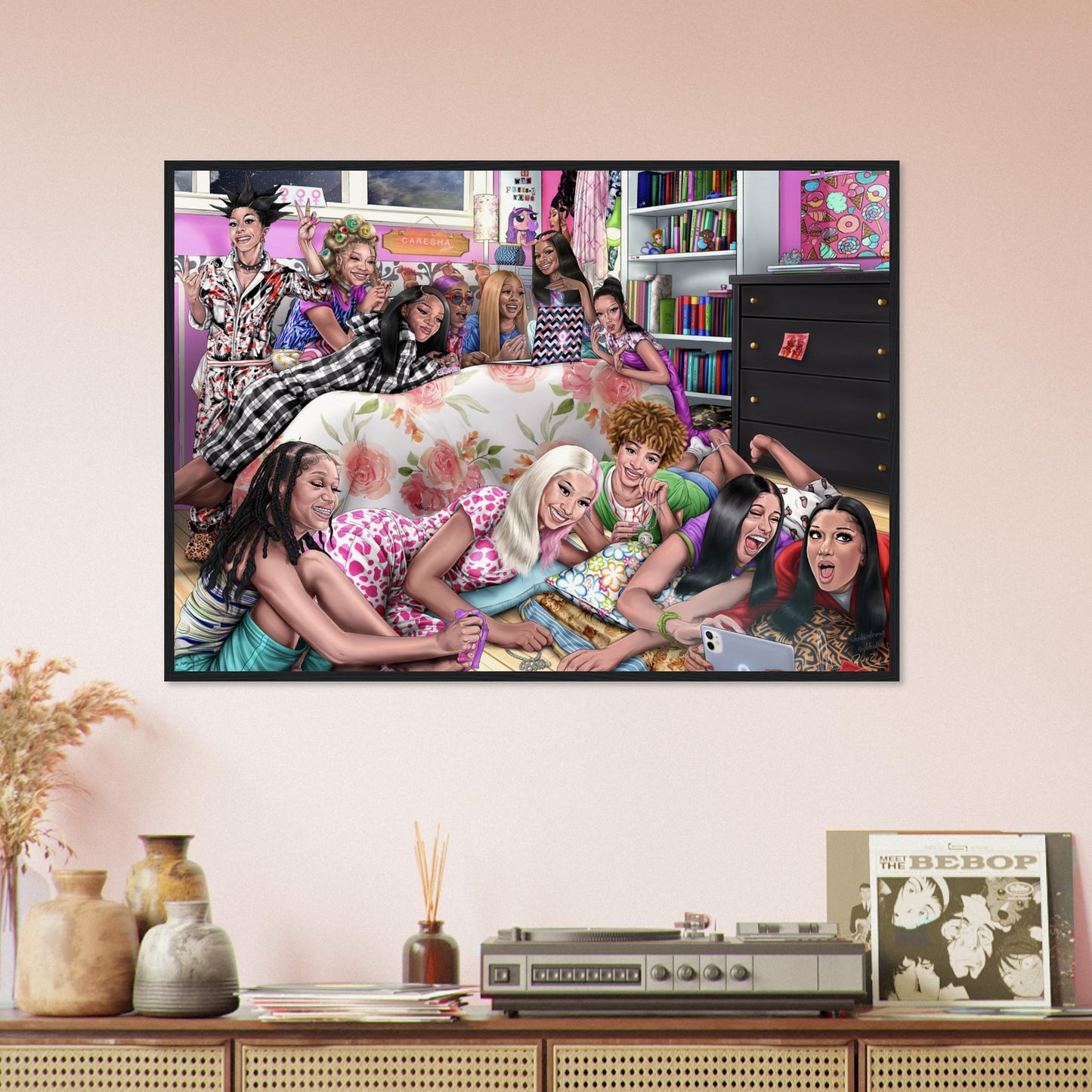 The sleepover 💅💕(Framed Poster)